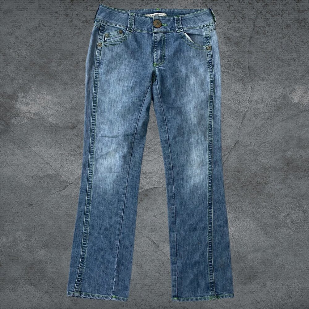 Vitamina Women's Jeans Low Rise Straight Leg Size 44 US Size 6 Made in Italy